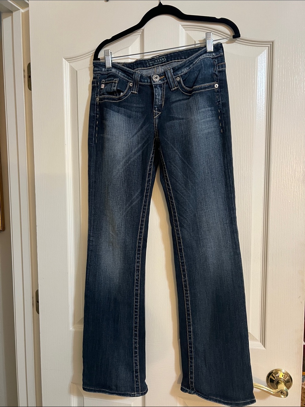 Big Star Dark Blue Sweet Low Boot Jeans